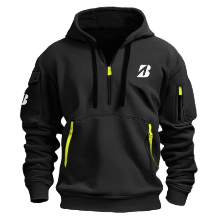 Bridgestone Golf Brand Exclusive Logo Fashion Hoodie Half Zipper HOBRA121124A01BRHHZ