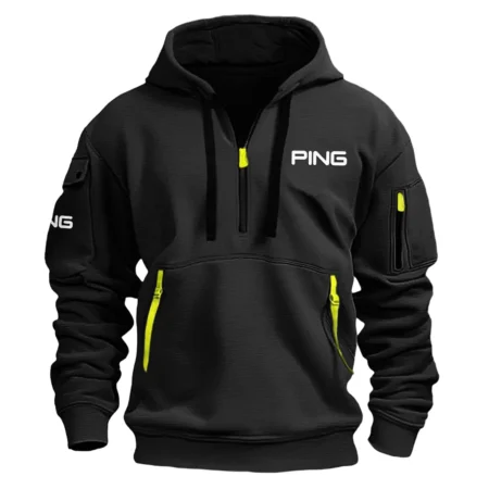 Ping Brand Exclusive Logo Fashion Hoodie Half Zipper HOBRA121124A01PIHHZ